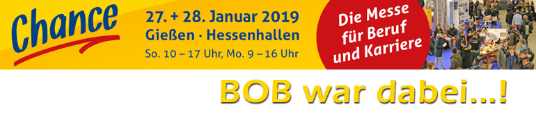Die Aktion BOB war wieder auf der Messe Chance in Gießen vertreten