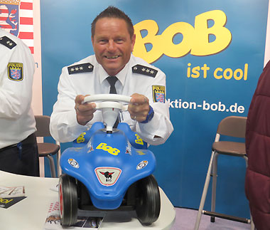 BOBBY-Car mit BOB Jörg Pfeiffer