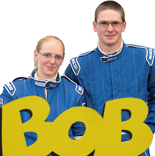Team Hildebrandt mit BOB-Schriftzug