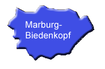 Karte des Landkreises Marburg-Biedenkopf