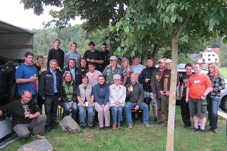 Gruppenbild der Teilnehmer der BOB-Veranstaltung des Schützenkreises Wetzlar