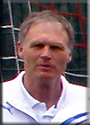 Der Trainer des TSV Steinbach, Peter Cestonaro