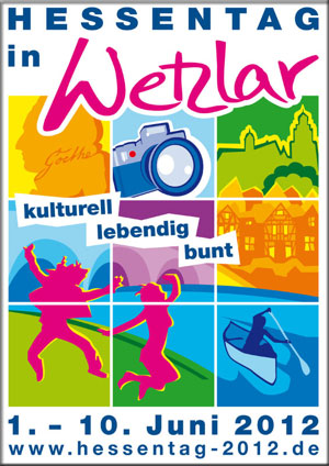 Plakat zum Hessentag Wetzlar 2012