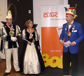 Otmar Hönig empfing das Prinzenpaar der Wetzlarer Karnevalsgesellschaft (WKG), Prinz Michael I. & Prinzessin Sylvia I. mit Gefolge