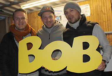 Auch die Spieler des FSV Buchenau werben gerne für die Aktion BOB