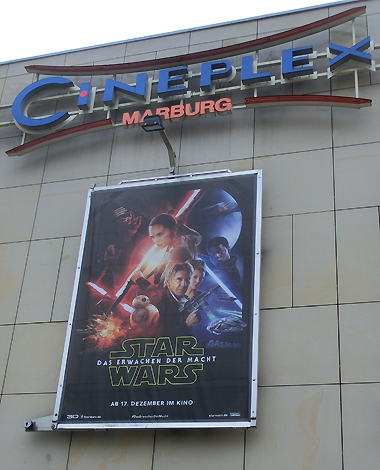 Plakat Star Wars - das Erwachen der Macht am Cineplex Marburg