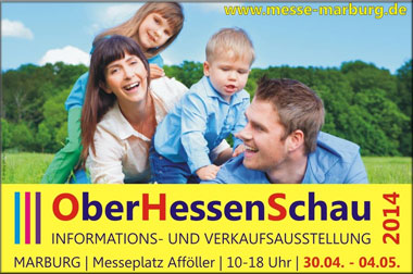 Plakat zur Oberhessenschau Marburg 2014