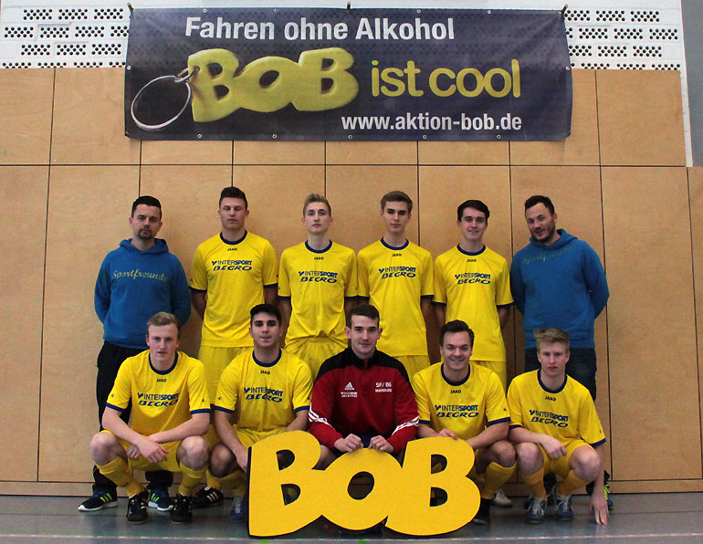 Auch das U19-Hessenliga-Team der Sportfreunde/Blau-Gelb Marburg, die beim Turnier den vierten Platz belegten, möchte ab sofort gerne die Aktion BOB unterstützen – gerne sagen wir! 