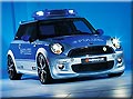 Polizei Mini beim Night-Check in Marburg
