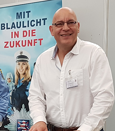 Der Einstellungsberater des Polizeipräsidiums Mittelhessen, Jürgen Schlick