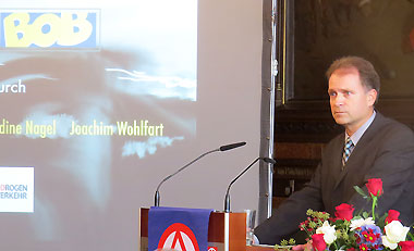 Preisträger Manfred Kaletsch sprach zur Verleihung der Danner-Medaille