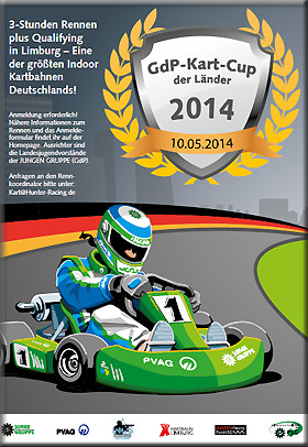 Plakat Mitteldeutschen GdP-Kartcup 2014 